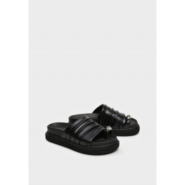 Сабо женские, цвет ЧЕРНЫЙ, WN056_01PP-BL WN056_01PP-BL 2