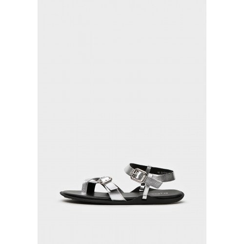 Сандалии женские, цвет СЕРЕБРЯНЫЙ, WN058_01KP-SL "WN058_01KP-SL" 4