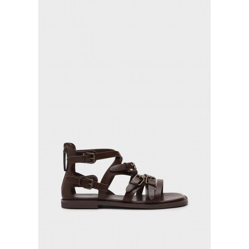 Сандалии женские, цвет ТЕМНО-КОРИЧНЕВЫЙ, XS085_01PP-BR "XS085_01PP-BR" 3