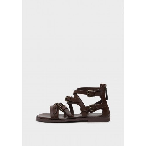 Сандалии женские, цвет ТЕМНО-КОРИЧНЕВЫЙ, XS085_01PP-BR "XS085_01PP-BR" 4