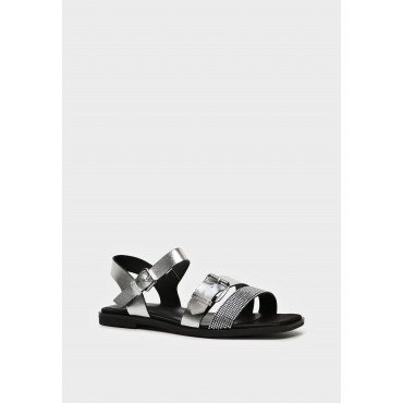 Сандалии женские, цвет СЕРЕБРЯНЫЙ, XX035_03SP-SL-V XX035_03SP-SL-V