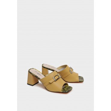 Мюли женские, цвет ЖЁЛТЫЙ, XX040_02SU-YE-V XX040_02SU-YE-V 2