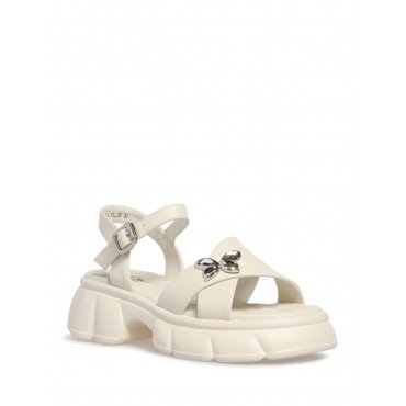 Сандалии женские, цвет МОЛОЧНЫЙ, AM022_01_19_SP AM022_01_19_SP