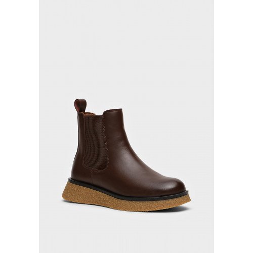 Ботинки женские, цвет КОРИЧНЕВЫЙ, AM032_01SB-BR "AM032_01SB-BR" 1