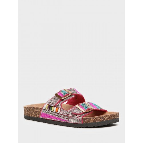 Сабо женские, цвет ФУКСИЯ, CVS199_A-13-02_FUXIA "CVS199_A-13-02_FUXIA" 1