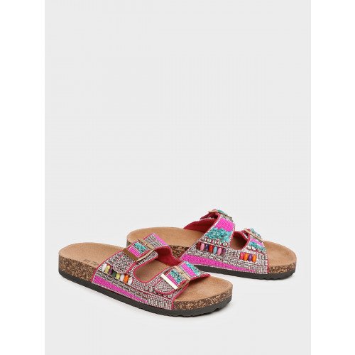 Сабо женские, цвет ФУКСИЯ, CVS199_A-13-02_FUXIA "CVS199_A-13-02_FUXIA" 2