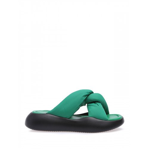 Сабо женские, цвет ЗЕЛЁНЫЙ, CVS206_C232738-3_GREEN "CVS206_C232738-3_GREEN" 3