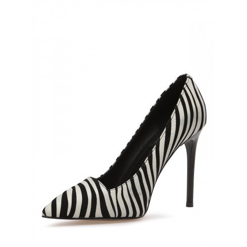 Туфли женские, цвет ЧЕРНЫЙ/БЕЛЫЙ, LX026_01VK-BL-V "LX026_01VK-BL-V" 2