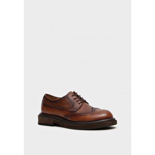 Полуботинки мужские, цвет РЫЖИЙ, RM047_02KK-CM "RM047_02KK-CM" 1