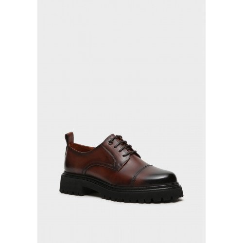 Полуботинки женские, цвет КОРИЧНЕВЫЙ, RS136_03KK-BR "RS136_03KK-BR" 1