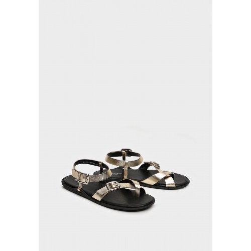 Сандалии женские, цвет ЗОЛОТОЙ, WN058_01KP-GL "WN058_01KP-GL" 2