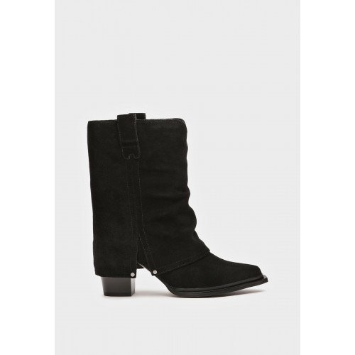 Полусапоги женские, цвет ЧЕРНЫЙ, YZ015_01CB-BL "YZ015_01CB-BL" 3