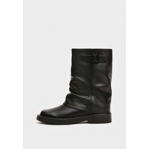 Полусапоги женские, цвет ЧЕРНЫЙ, YZ016_01SB-BL "YZ016_01SB-BL" 4