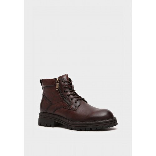 Ботинки мужские, цвет КОРИЧНЕВЫЙ, HS007_03KM-BR (El Tempo) "HS007_03KM-BR (El Tempo)" 1