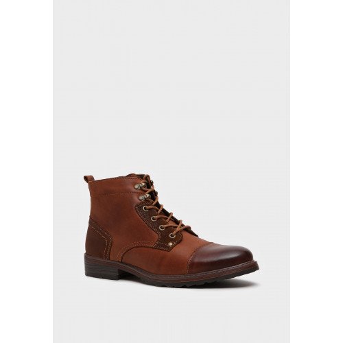 Ботинки мужские, цвет РЫЖИЙ, RM053_01KI-CM "RM053_01KI-CM" 1