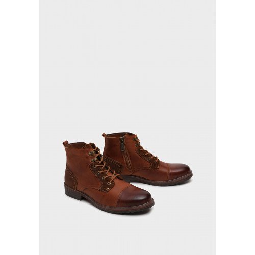 Ботинки мужские, цвет РЫЖИЙ, RM053_01KI-CM "RM053_01KI-CM" 2