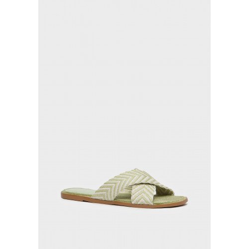 Сабо женские, цвет ЗЕЛЁНЫЙ, LE015_02TP-GN "LE015_02TP-GN" 1