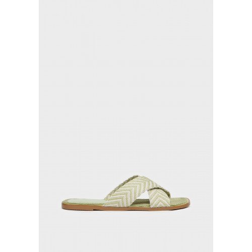 Сабо женские, цвет ЗЕЛЁНЫЙ, LE015_02TP-GN "LE015_02TP-GN" 3