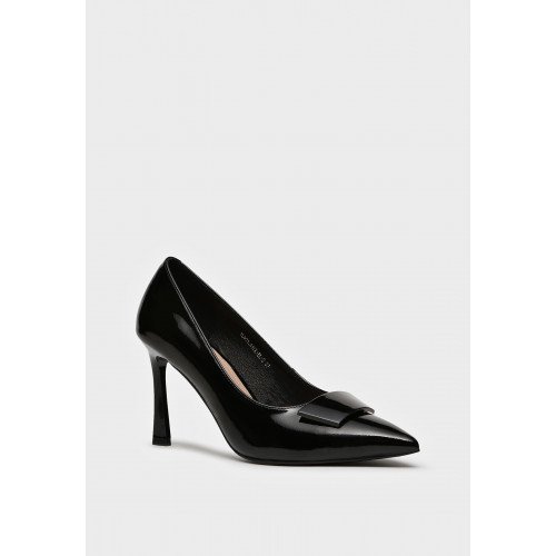 Туфли женские, цвет ЧЕРНЫЙ, TL003_01LK-BL-S "TL003_01LK-BL-S" 1