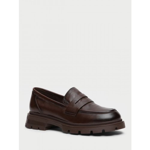 Лоферы женские, цвет КОРИЧНЕВЫЙ, WN062_01KK-BR "WN062_01KK-BR" 1