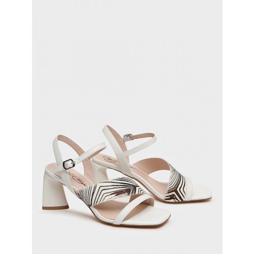 Босоножки женские, цвет БЕЛЫЙ, XJ019_01SK-WT-V "XJ019_01SK-WT-V" 2