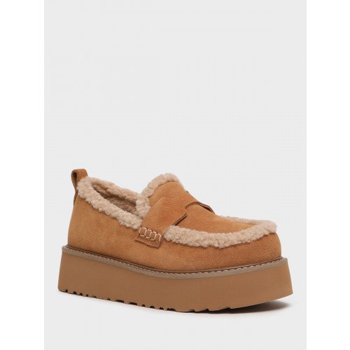 Лоферы женские, цвет РЫЖИЙ, ZU008_01CI-CM "ZU008_01CI-CM" 1