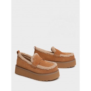 Лоферы женские, цвет РЫЖИЙ, ZU008_01CI-CM ZU008_01CI-CM 2