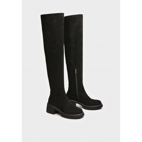 Ботфорты женские, цвет ЧЕРНЫЙ, XT036_02TB-BL "XT036_02TB-BL" 2