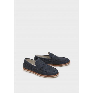 Лоферы мужские, цвет СИНИЙ, AF007_01PP-NV AF007_01PP-NV 2