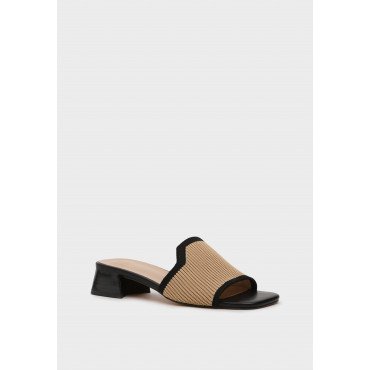 Мюли женские, цвет ЧЕРНЫЙ, TV003_01TU-BL TV003_01TU-BL