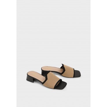 Мюли женские, цвет ЧЕРНЫЙ, TV003_01TU-BL TV003_01TU-BL 2