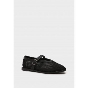 Балетки женские, цвет ЧЕРНЫЙ, XX070_01TU-BL-V XX070_01TU-BL-V