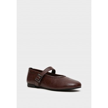 Балетки женские, цвет КОРИЧНЕВЫЙ, LV160_01ST-BR LV160_01ST-BR
