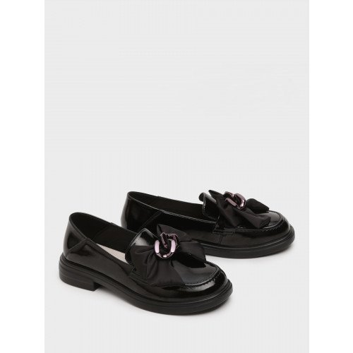 Лоферы женские, цвет ЧЕРНЫЙ, SZ760_01LT-BL "SZ760_01LT-BL" 2