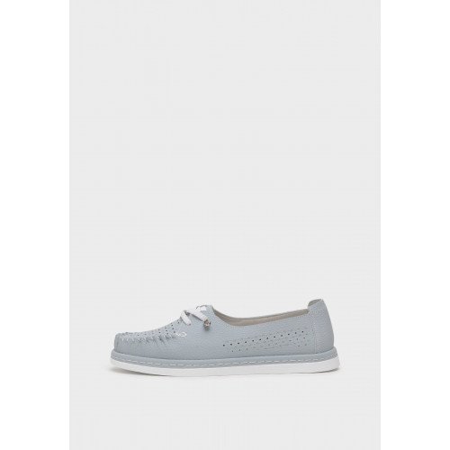 Мокасины женские, цвет ГОЛУБОЙ, CJ007_01SK-BU "CJ007_01SK-BU" 4