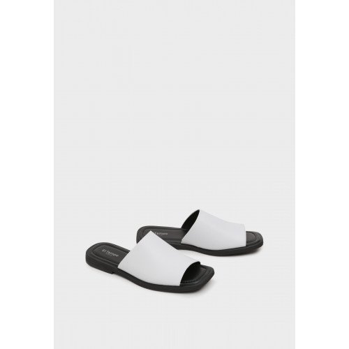 Мюли женские, цвет БЕЛЫЙ, CJ008_01SP-WT "CJ008_01SP-WT" 2