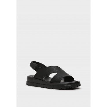 Сандалии женские, цвет ЧЕРНЫЙ, CJ011_01SP-BL CJ011_01SP-BL