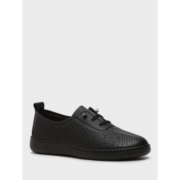 Полуботинки женские, цвет ЧЕРНЫЙ, MZ002_03ST-BL MZ002_03ST-BL