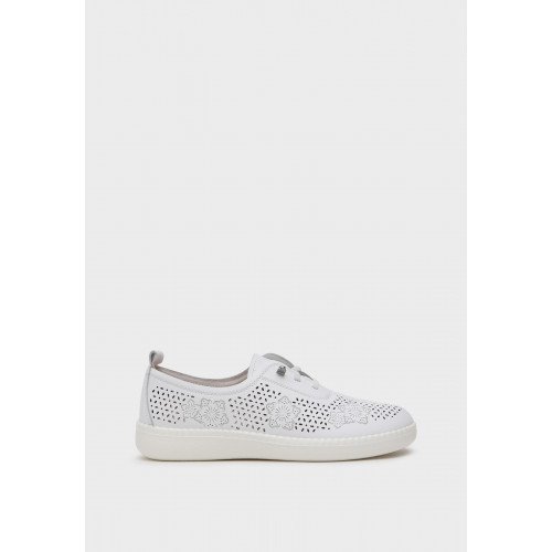 Полуботинки женские, цвет БЕЛЫЙ, MZ002_03ST-WT "MZ002_03ST-WT" 3