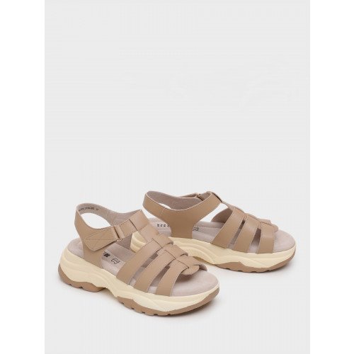 Сандалии женские, цвет БЕЖЕВЫЙ, MZ009_01SK-BG "MZ009_01SK-BG" 2