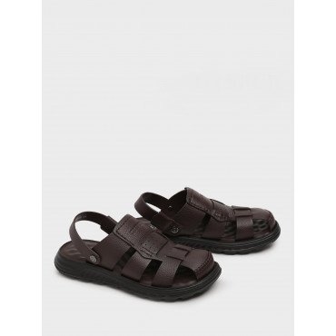 Сандалии мужские, цвет КОРИЧНЕВЫЙ, RJ037_01KP-BR RJ037_01KP-BR 2