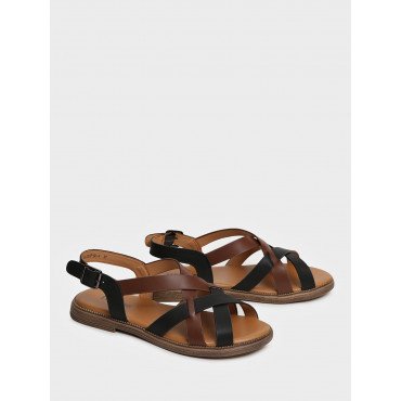 Сандалии женские, цвет ЧЕРНЫЙ, SL035_02SP-BL-V SL035_02SP-BL-V 2