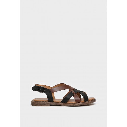 Сандалии женские, цвет ЧЕРНЫЙ, SL035_02SP-BL-V "SL035_02SP-BL-V" 3