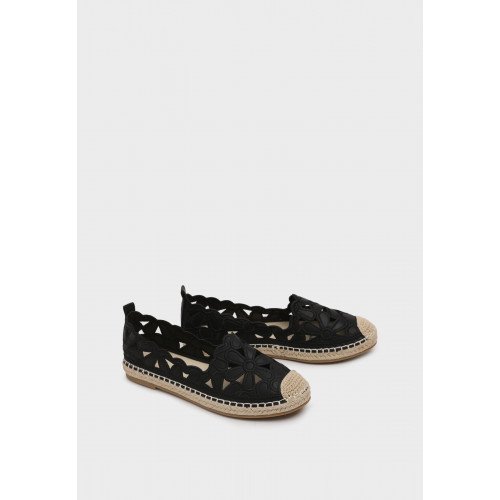 Эспадрильи женские, цвет ЧЕРНЫЙ, LE025_01PP-BL "LE025_01PP-BL" 2