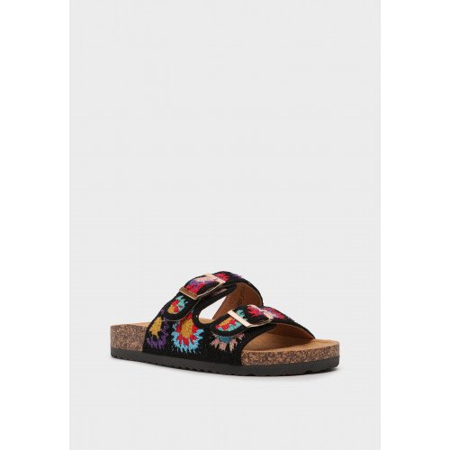 Сабо женские, цвет ЧЕРНЫЙ, LE031_01TP-BL "LE031_01TP-BL" 1