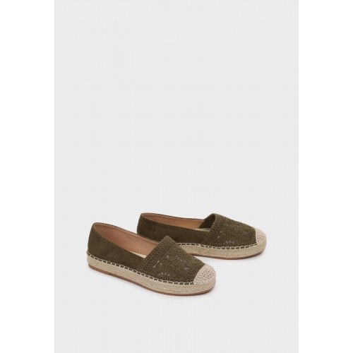 Эспадрильи женские, цвет ОЛИВКОВЫЙ, YH004_03TP-OV "YH004_03TP-OV" 2