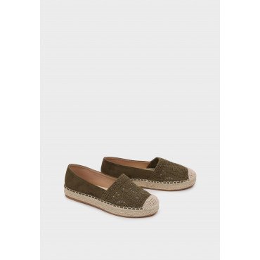 Эспадрильи женские, цвет ОЛИВКОВЫЙ, YH004_03TP-OV YH004_03TP-OV 2