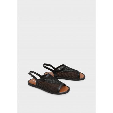 Сандалии женские, цвет ЧЕРНЫЙ, YH022_03TU-BL YH022_03TU-BL 2