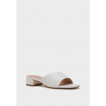 Мюли женские, цвет БЕЛЫЙ, CVS198_A-8-01_WHITE CVS198_A-8-01_WHITE