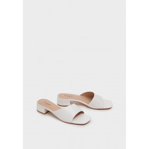Мюли женские, цвет БЕЛЫЙ, CVS198_A-8-01_WHITE "CVS198_A-8-01_WHITE" 2